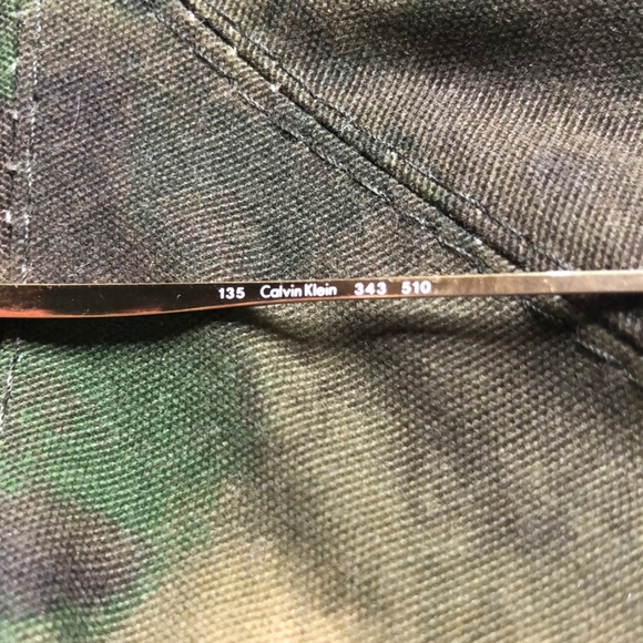 Vintage Calvin Klein Eye Glasses Half-Rimless, Goldtone Oval Half Frame, 343 510 - Picture 11 of 16